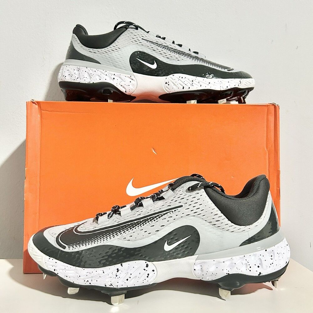Nike Alpha Huarache Elite 4 Low “Wolf Grey Black” Men’s Size 11 Baseball Cleats
